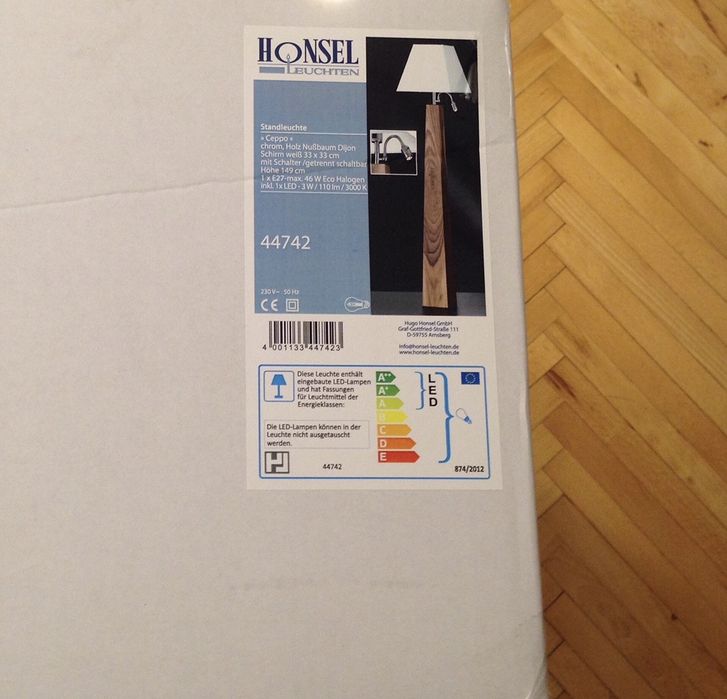 Эксклюзивный торшер LED Honsel Ceppo 44742 ОРИГИНАЛ в фабричной упаков