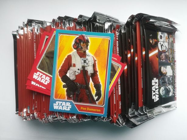 Karty kolekcjonerskie Star Wars Gwiezdne Wojny Przebudzenie Mocy 57x