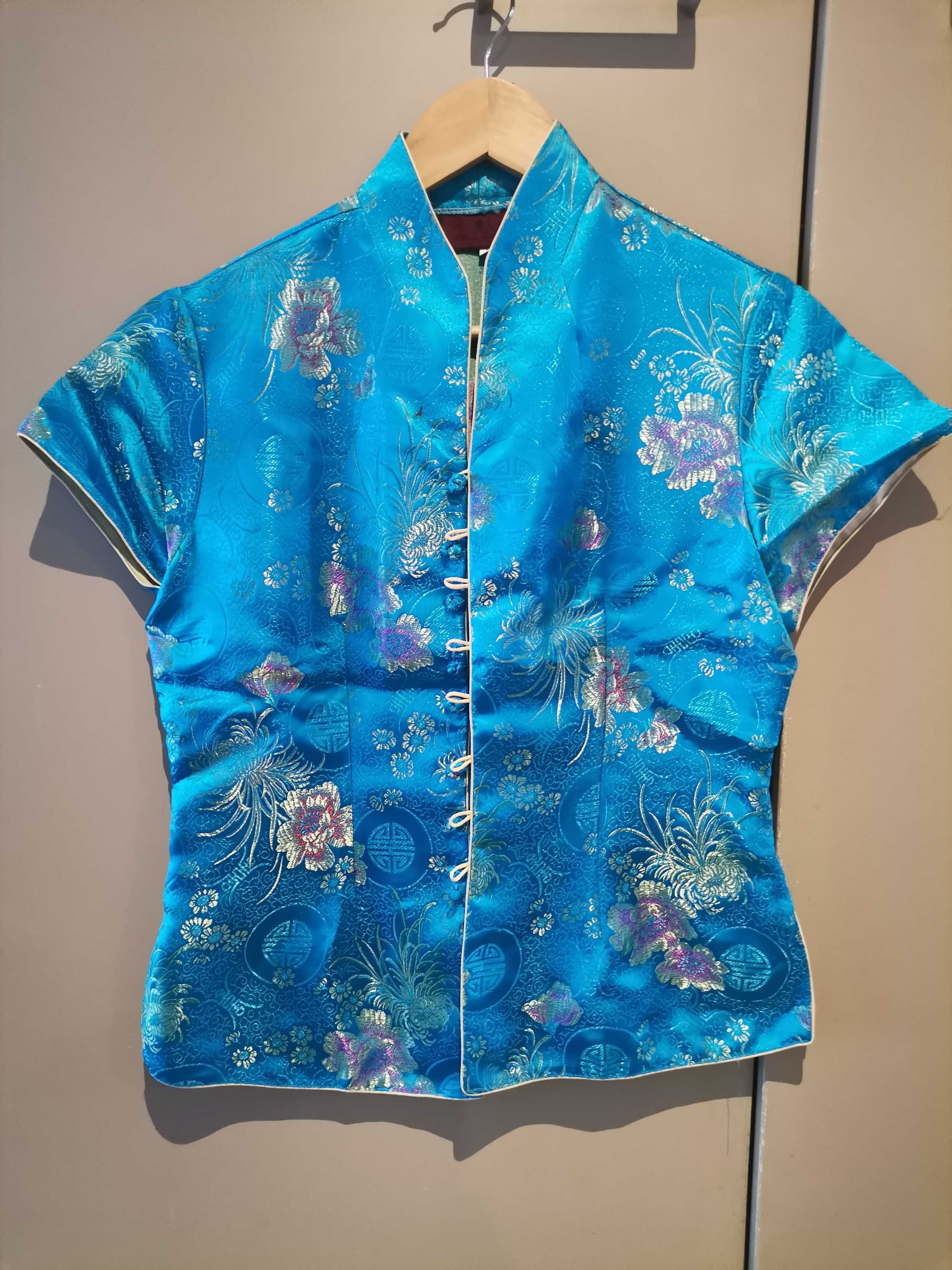 Casaco chinês / Roupa em seda chinesa