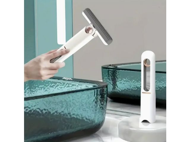 mini mop przenośny z wyciskaczem ręczny do okien szyb lustra