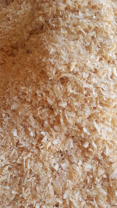 Тирса суха в мішках