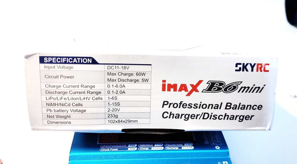 SkyRC iMAX B6 mini 60W 6A ORIGINAL  - Универсальное зарядное устройств