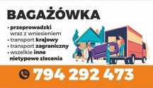 Przeprowadzki / transport towarów