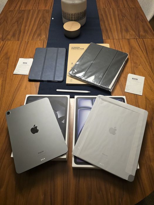 IPad Air M2 128GB 13", M1 11" 256GB, 64 NOVOS. Troca/Retoma. Garantia