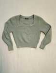 Kobiecy sweter z kwadratowym dekoltem Gina Tricot