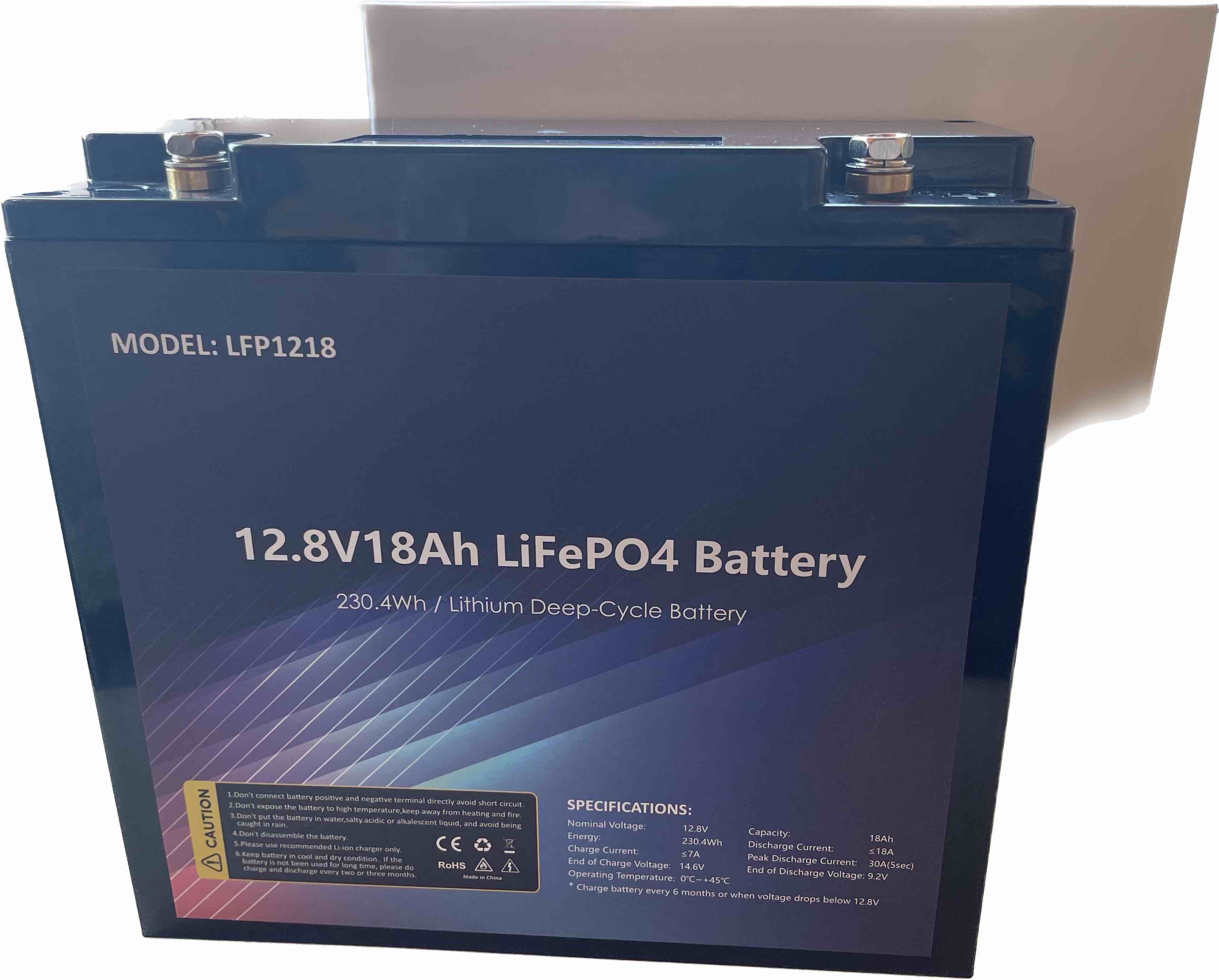 Акумулятор літієва батарея LIFEPO4 12V7Ah 12Ah 18Ah 100Ah