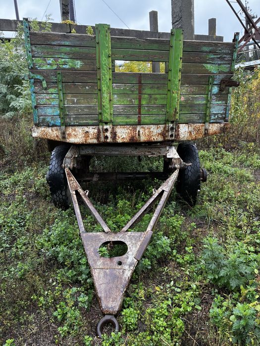 Прицеп причіп до трактора зіловський хід з поворотною мачтою