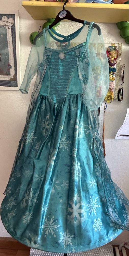 Vestido da Frozen 5/6 anos, 116cm