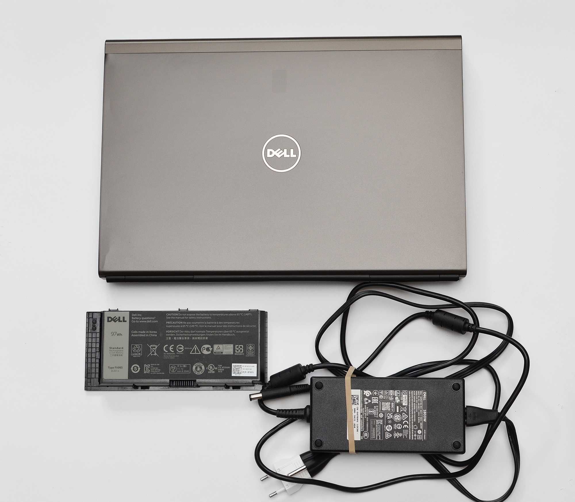 Ноутбук Dell Precision M4800 i7-4810MQ/RAM 16гб/SSD128гб Nvidia Quadro