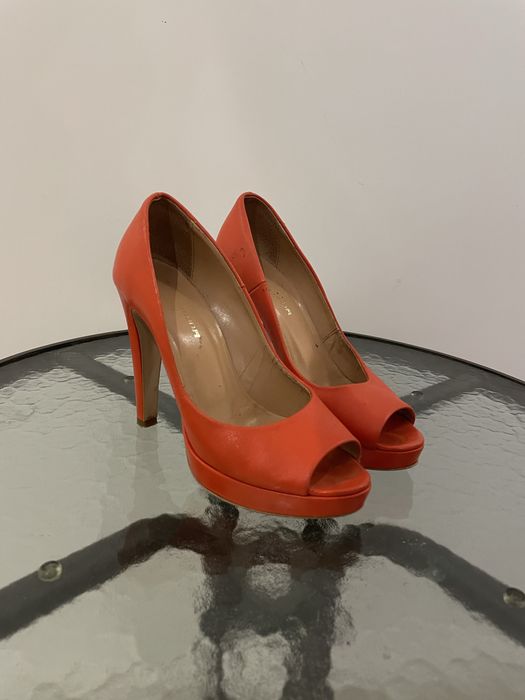Buty na obcasie szpilki czerwone