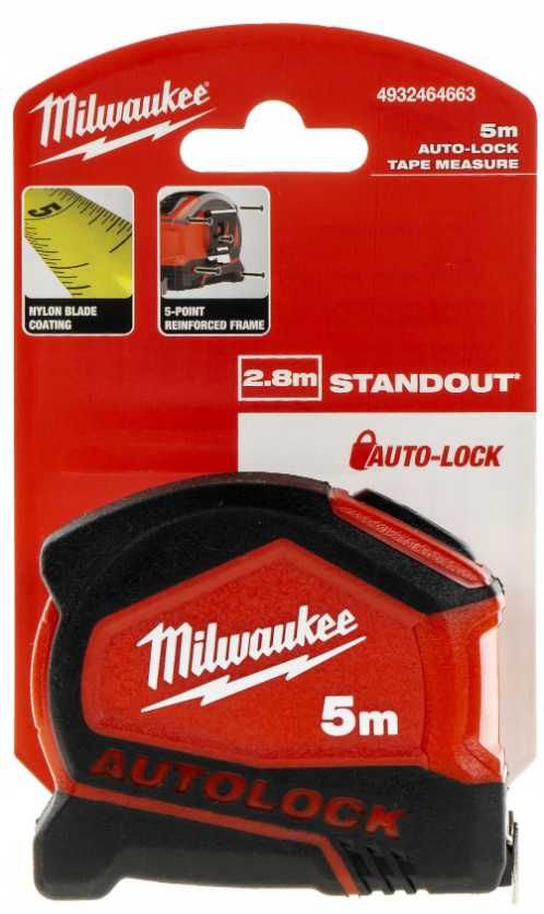 Рулетка Milwaukee Autolock 5м/25мм, 8м/25мм