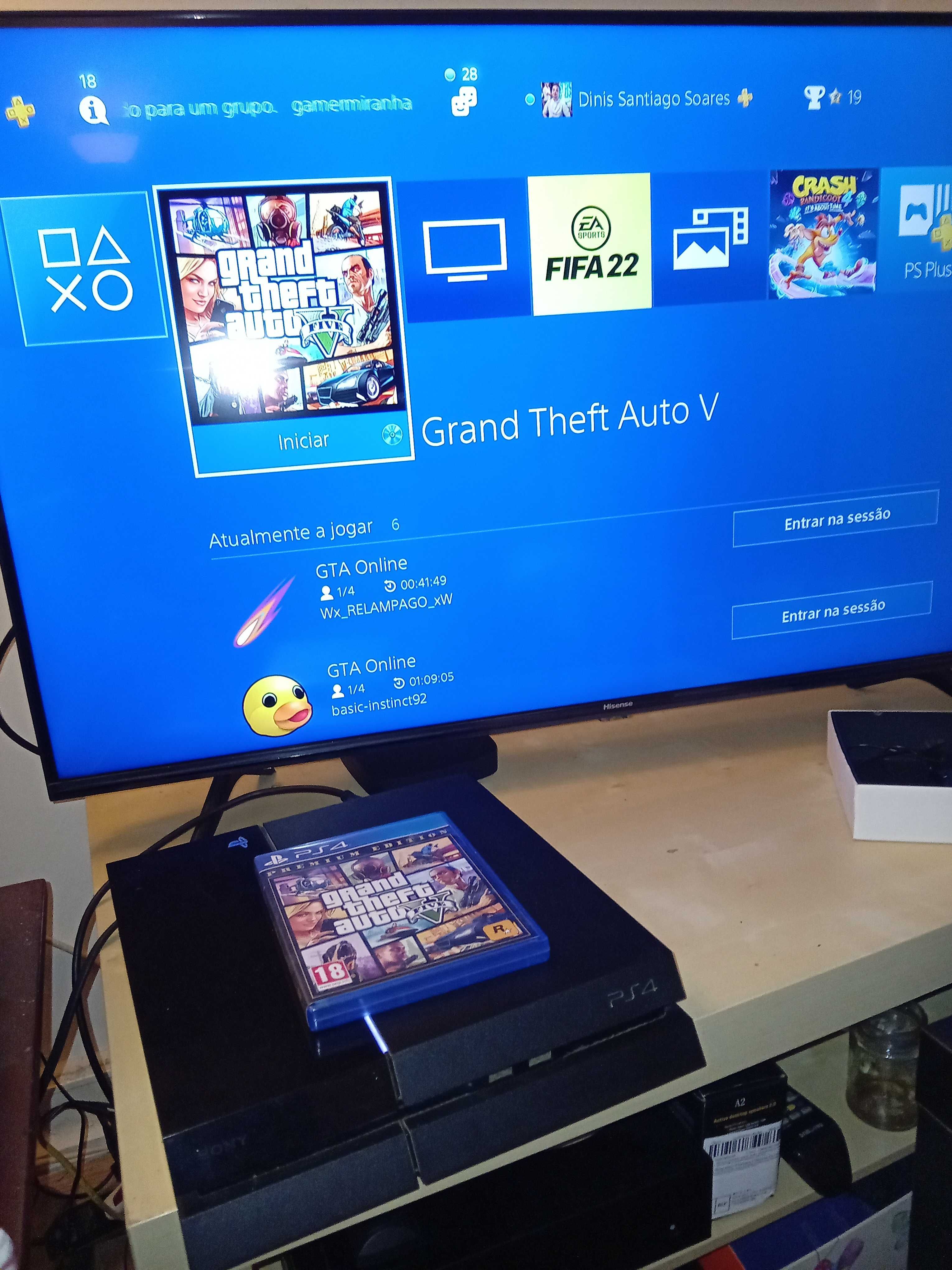 Playstation 4 - 500 GB - Versão FAT