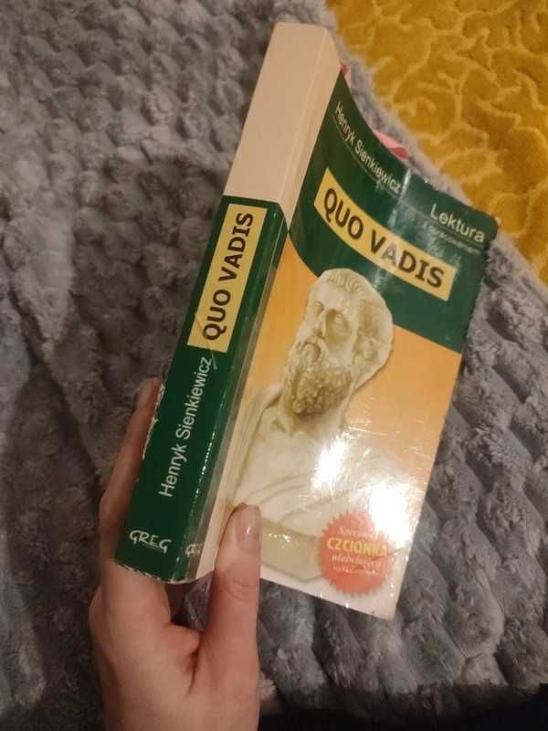 książka Quo Vadis, Autor: Henryk Sienkiewicz. lektura