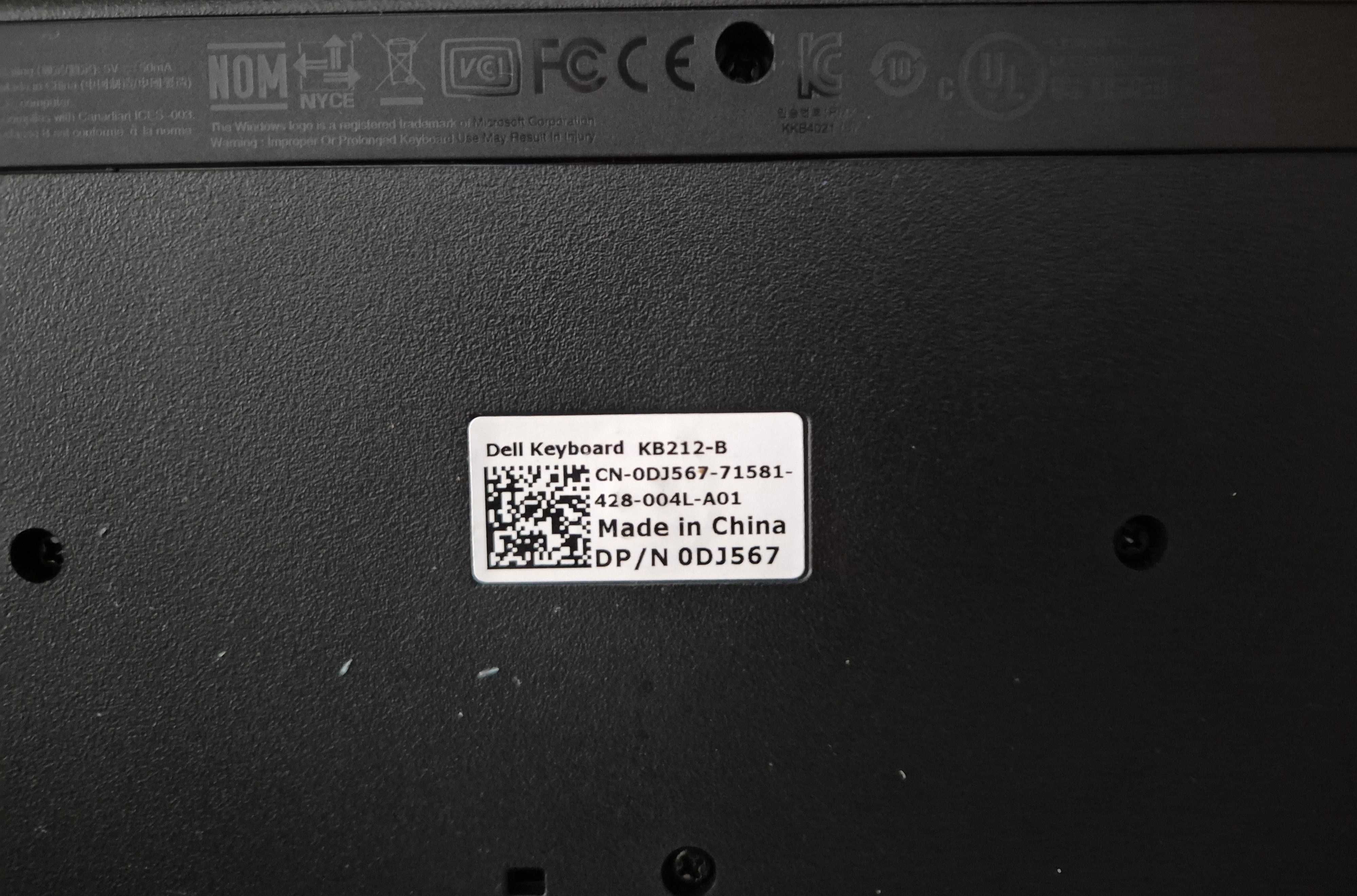 Teclado DELL com fio (Como Novo)