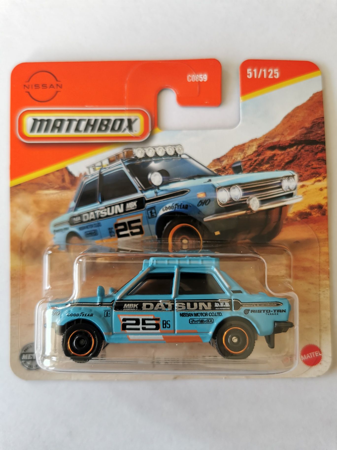 '70 DATSUN 510 RALLY Matchbox