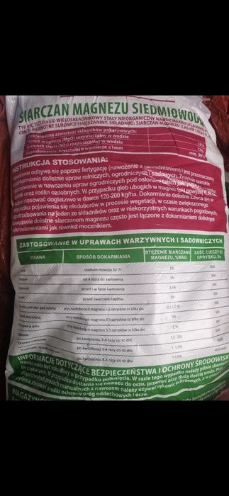 Siarczan magnezu siedmiowodny do rozpuszczania