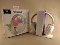 N003 Słuchawki Bezprzewodowe Audeeo Wireless Hi-Def Białe Bluetooth
