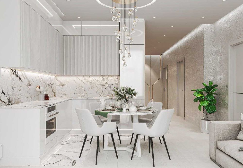 Услуги дизайнера интерьера. 3D визуализация кухни, спальни, ванной