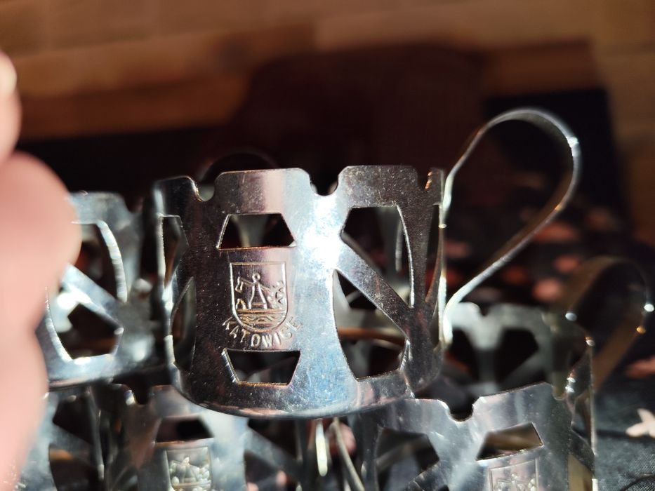 Metalowe koszyczki PRL