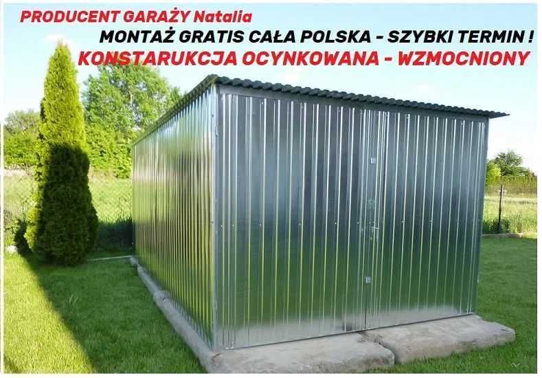 Garaż 4x5 Garaże 4x6 5x6 WZMOCNIONE! Cały Kraj SZYBKI TERMIN raty