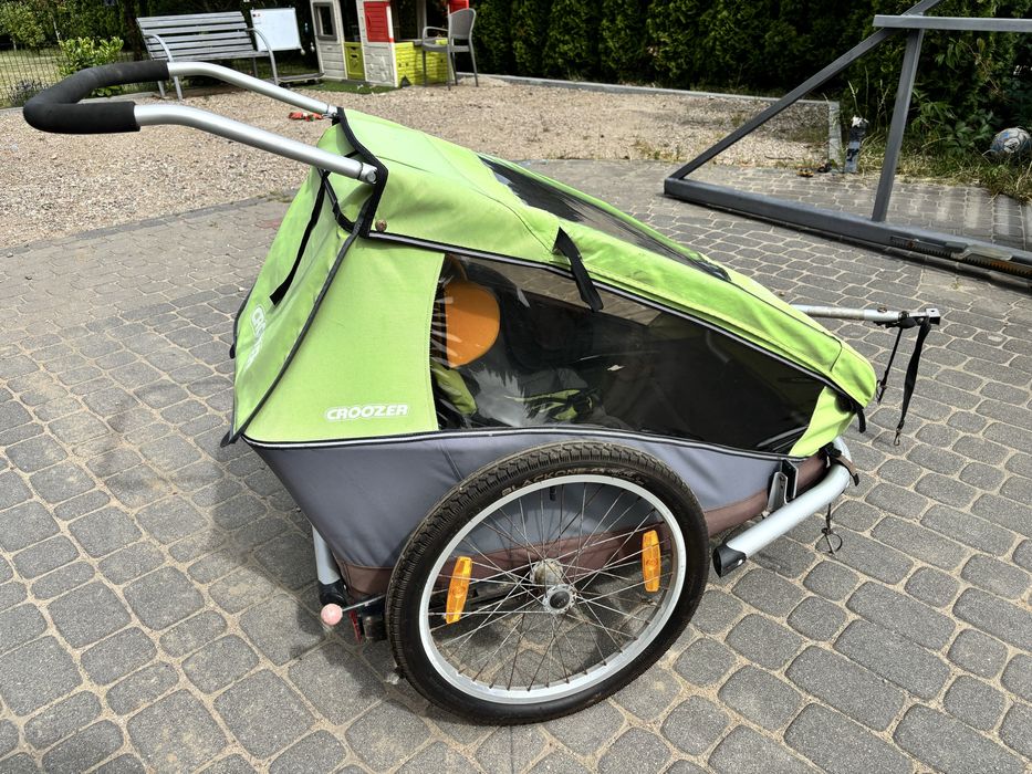 Dwuosobowa przyczepka rowerowa CROOZER