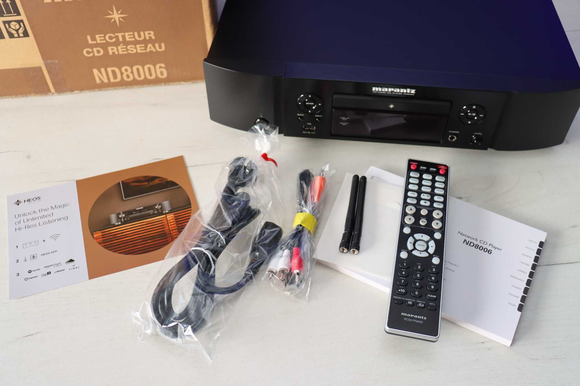 Marantz ND8006 Odtwarzacz streamer cd usb bluetooth wifi made in japan