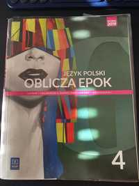 Podręcznik Oblicza epok język polski klasa 4 liceum/tech.
