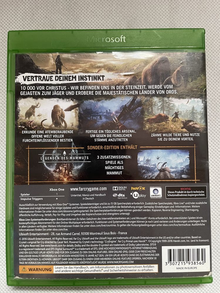 Gra Far Cry Primal na Xbox One / Series