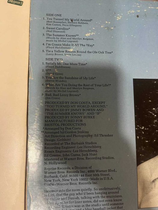 Вінілові платівки. Виниловые пластинки Френк Сінатра  (400-550 грн)