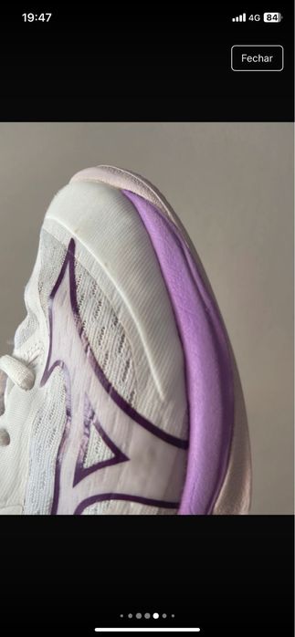Sapatilhas voleibol Mizuno tamanho 38