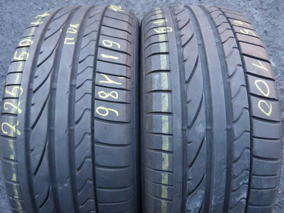 225/50 R17 98Y Bridgestone PotenzaRe050A літо 2штуки 2019рік