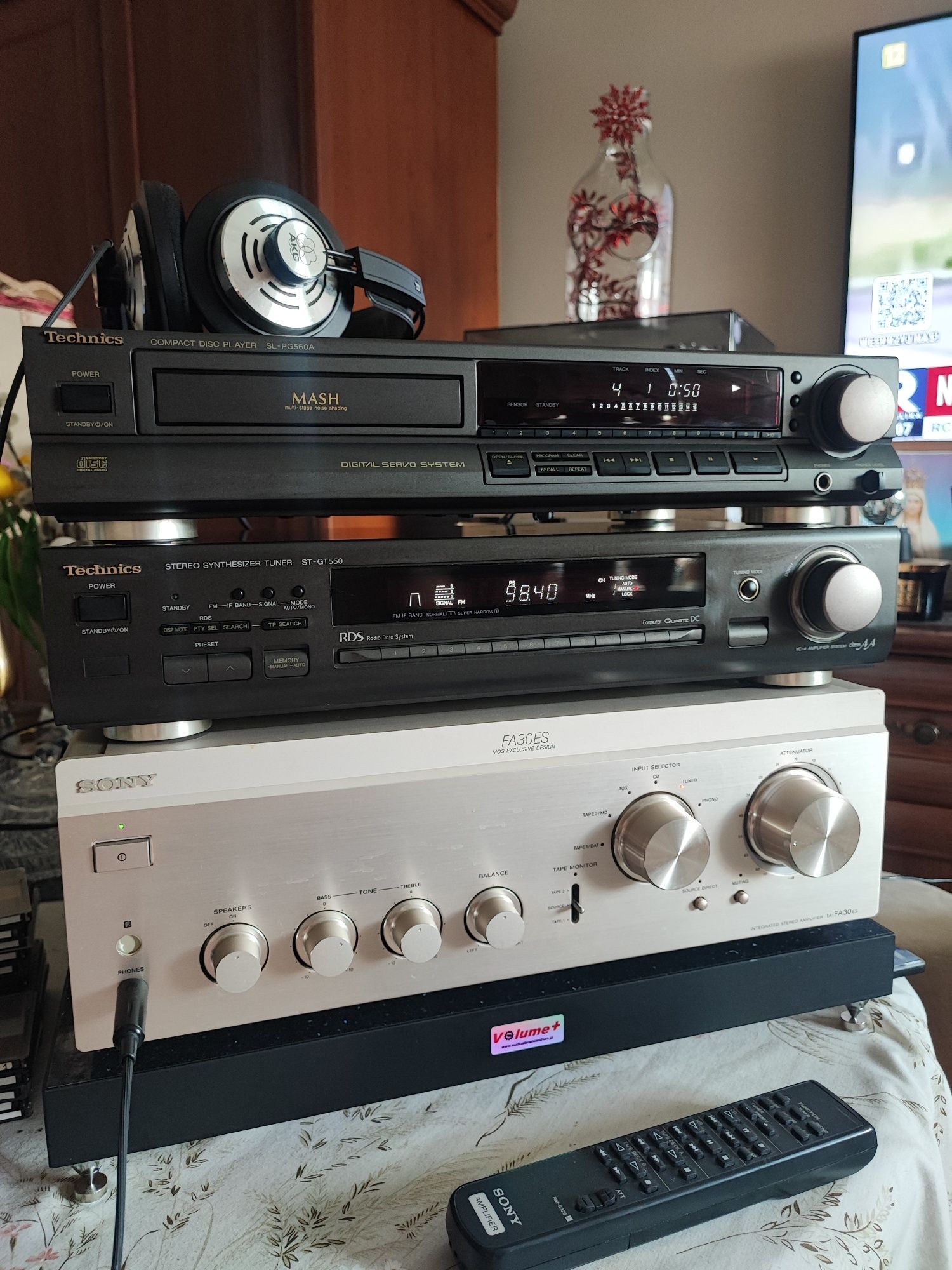 Technics Śl PG 560 a odtwarzacz CD