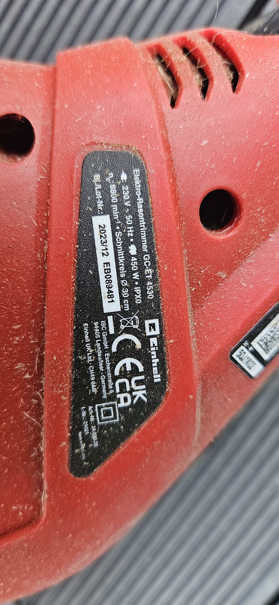 PODKASZARKA EINHELL GC-ET 4530 + 2 x głowica