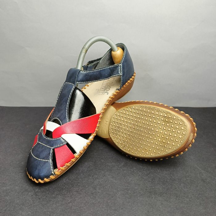 Rieker sandały damskie baleriny r.39 piękne kolory!