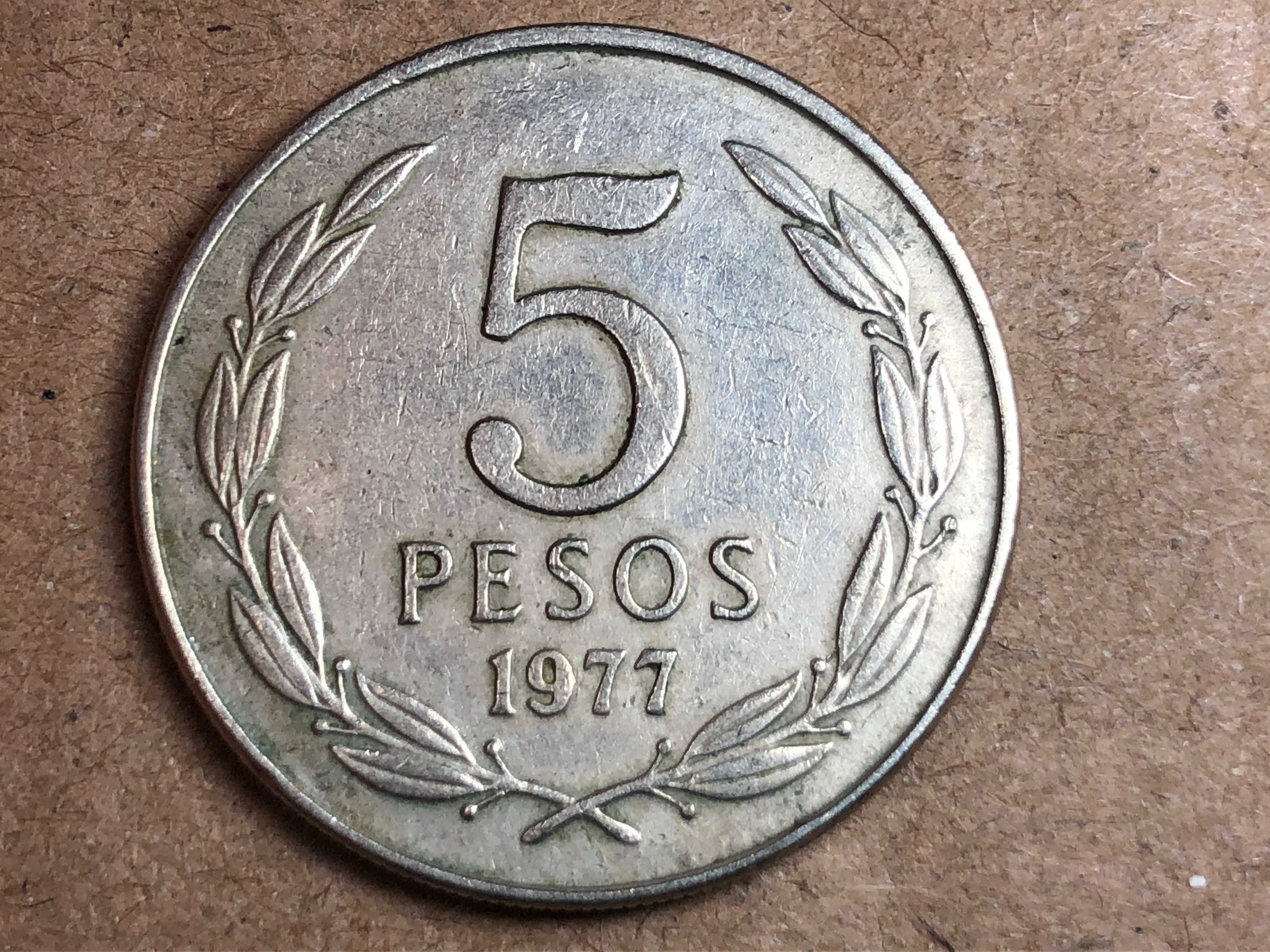 RESERVADO Lote Países Sul Americanos - Moeda Peso - Chile - 4 Moedas