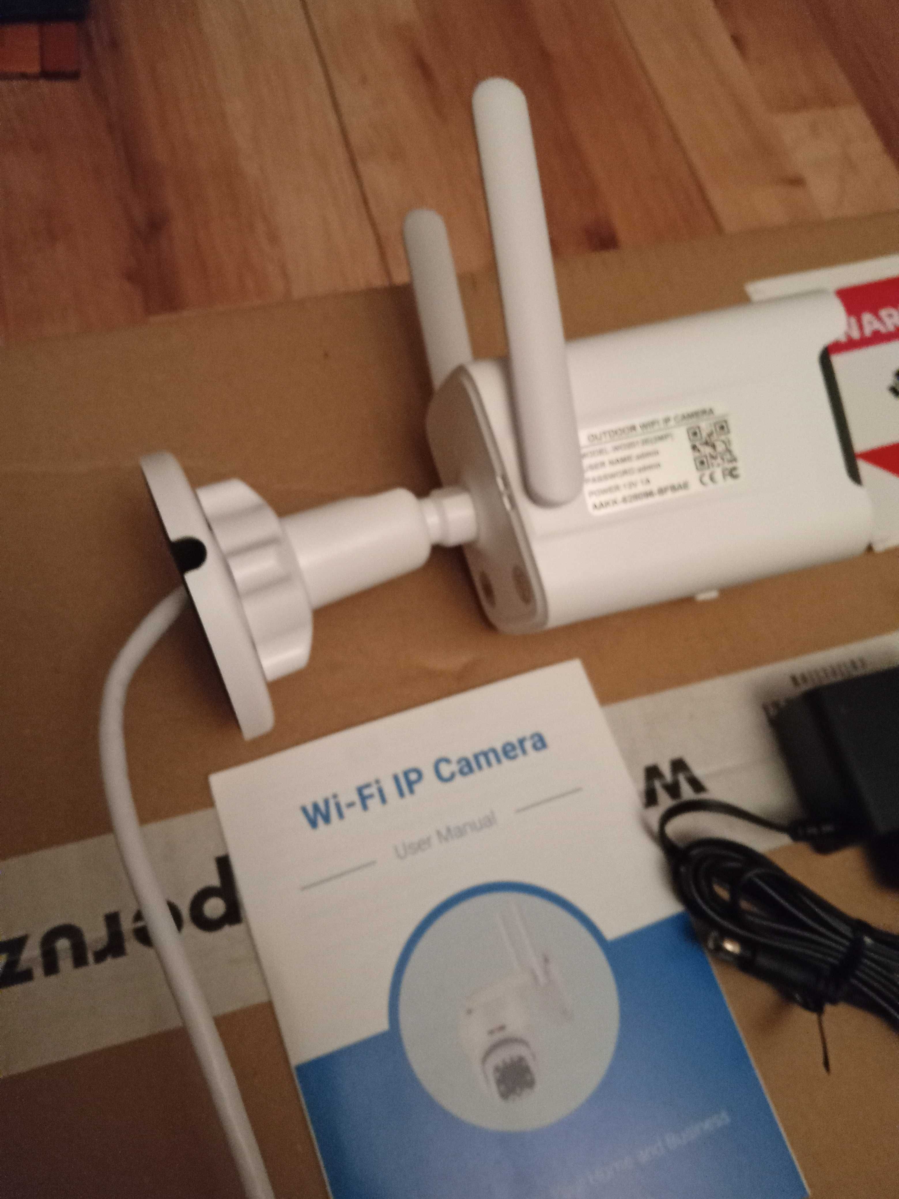 Kamera IP 4K 2MP zewnętrzna kamera bezpieczeństwa WiFi