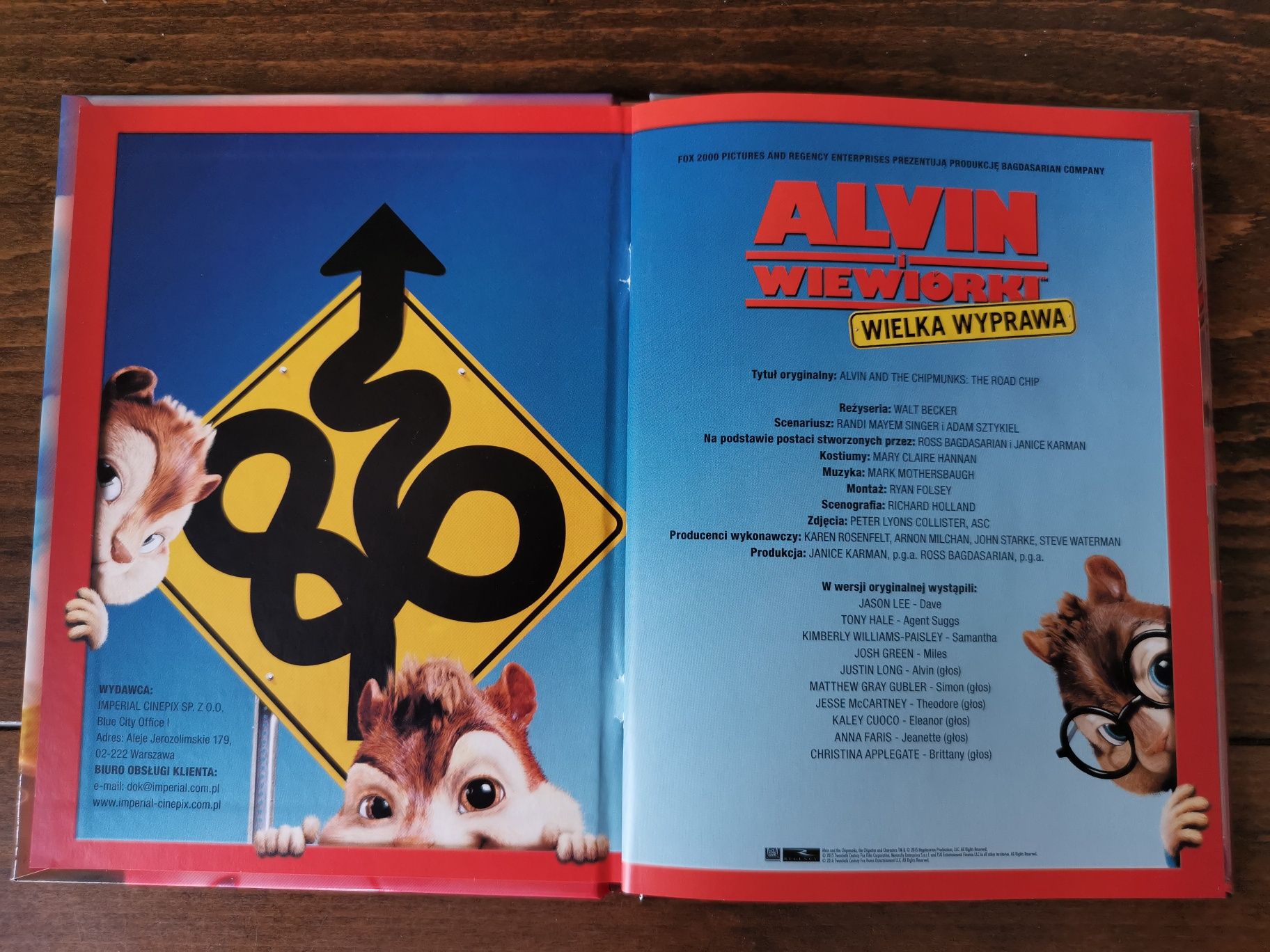 Alvin i wiewiórki wielka wyprawa, film dvd