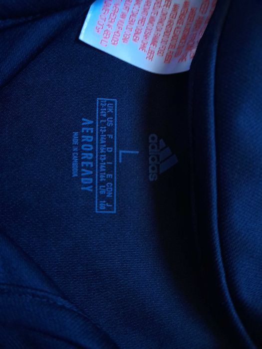Czarna koszulka typu polo adidas 13/14 lat 164