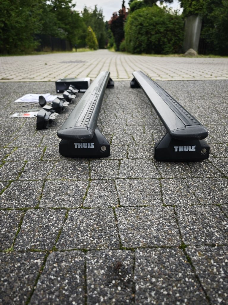 Zestaw belek do BMW 5 G30 [2017+] – Thule Wingbar Evo Black + Kit 7024