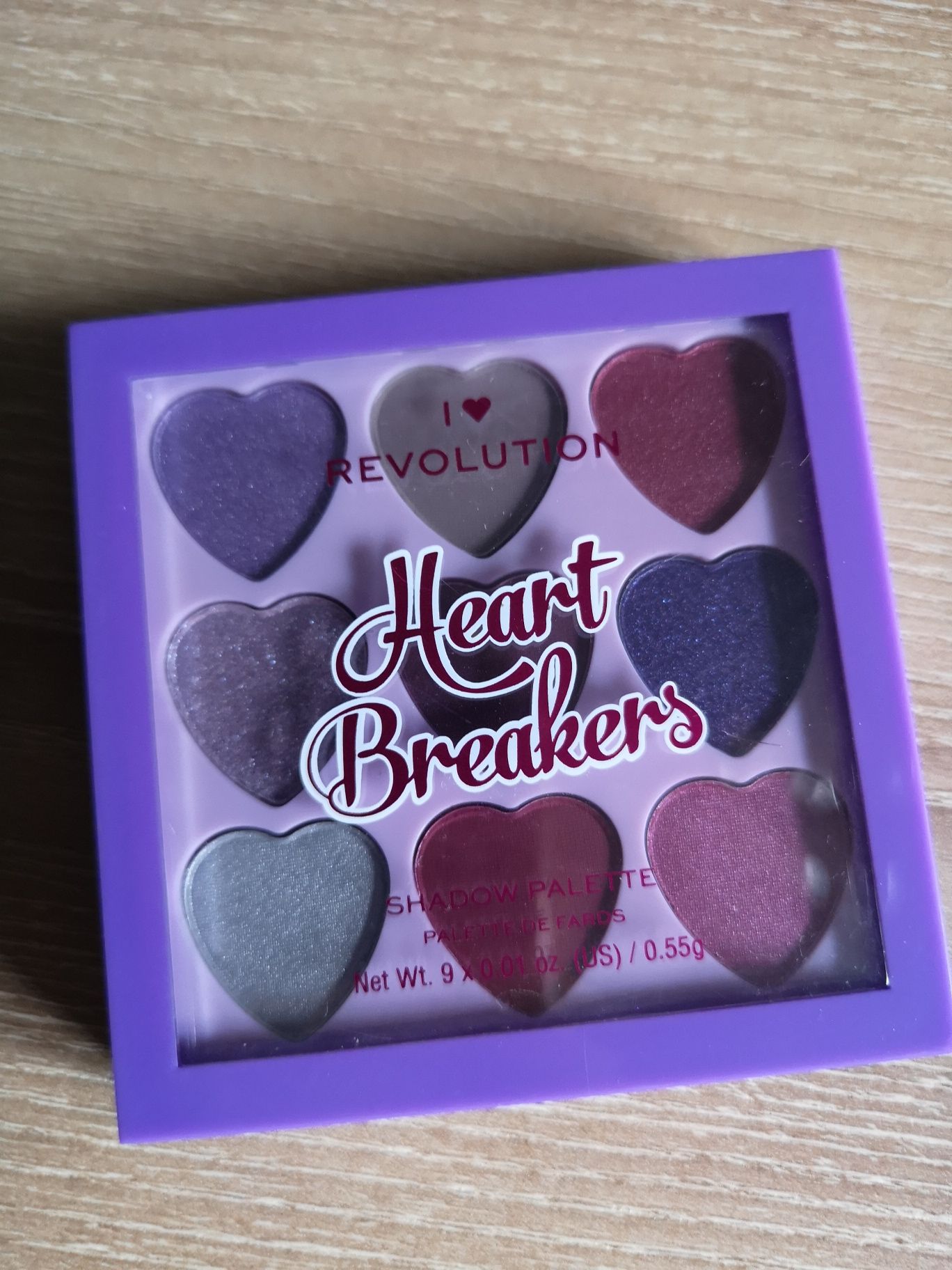 Palety cieni Revolution Heart Breakers