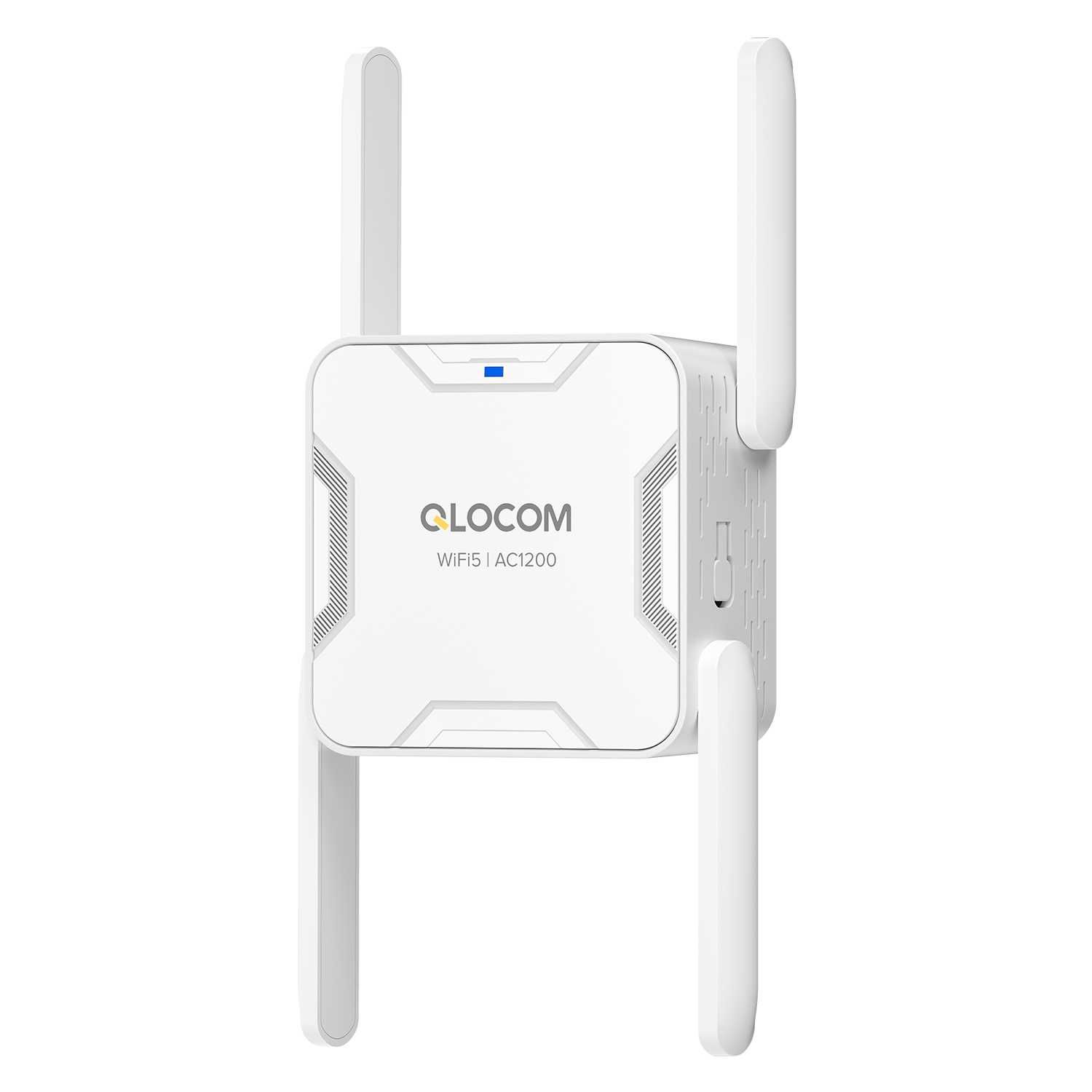 Wzmacniacz sygnału Wi-Fi QLOCOM CF-XR181 WIFI 5 biały