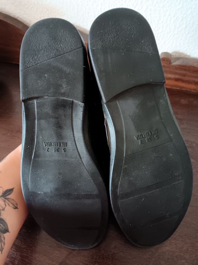 Mocassim Preto Verniz n°38