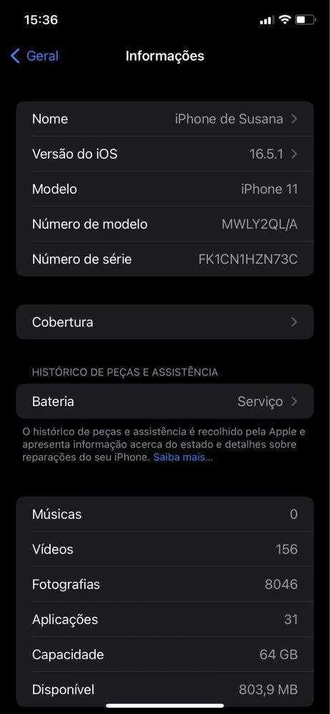 Iphone 11 de 64gb