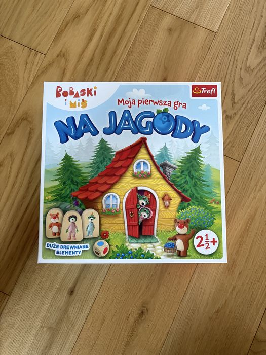 Gra planszowa dla dzieci Na Jagody Trefl Bobaski i Miś