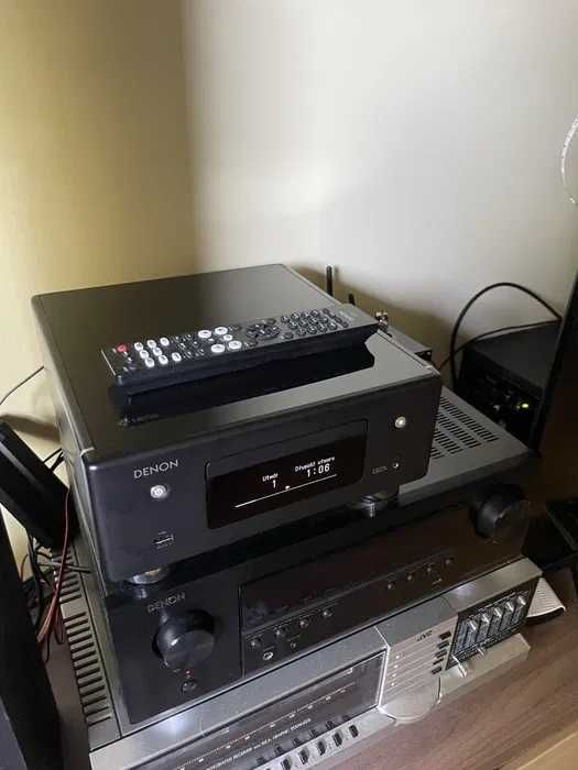 Amplituner DENON CEOL RCD-N10 + gwarancja kolor czarny. STAN IDEALNY