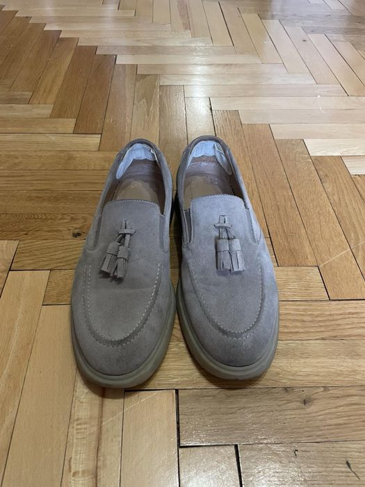 Чоловічі замшеві лофери 40 р.