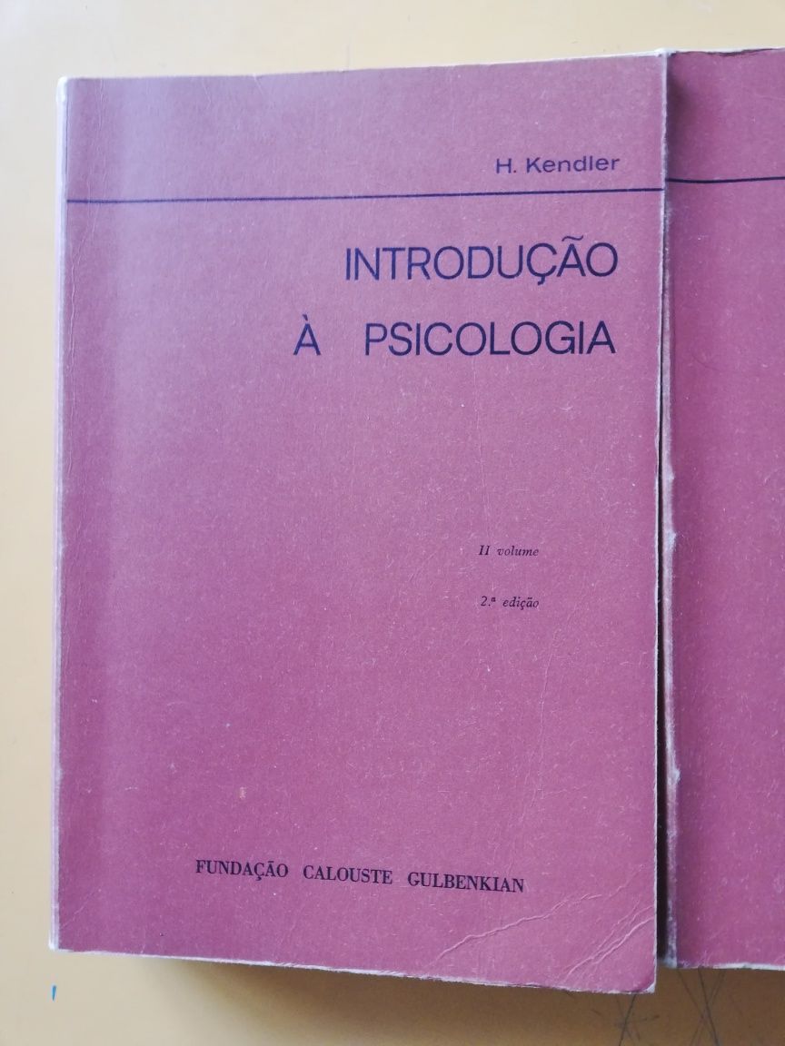 2 vol. Introdução à Psicologia - Kendler