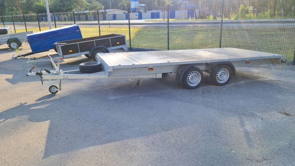 Новий причіп 5.1х2.1 вантажний оцинкований AL-KO, платформа KNOTT