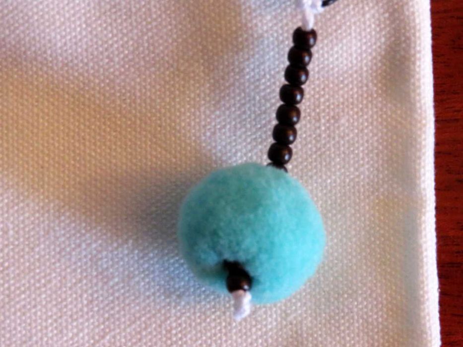 Bolsa multiuso pássaros feitos à mão