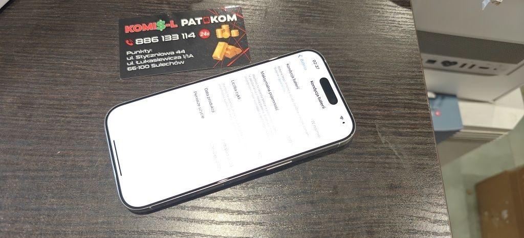 iPhone 16 Pro 128gb Nowy 100% baterii Gwarancja.. PAT-KOM